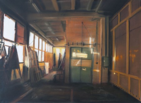 Műszerészműhely 110x150cm olaj, vászon